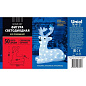 Фигура светодиодная Лежащий оленёнок. 32x32см. 50 светодиодов. Белый свет. Провод прозрачный. ULD-M3133-050-STA WHITE IP20 LYING FAWN Uniel