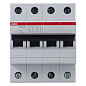 Автоматический выключатель 4-полюсный SH204L C50 ABB