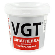 картинка Шпатлевка универсальная акриловая 1,7кг VGT от интернет-магазина К1-СТРОЙ