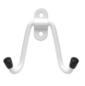 картинка Крючок-вешалка двойной мод.2 белый Домарт от интернет-магазина К1-СТРОЙ