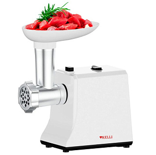 картинка Мясорубка электрическая KL-5008 Белая Kelli от интернет-магазина К1-СТРОЙ