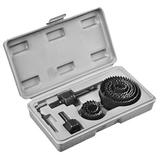 картинка Набор кольцевых пил по дереву 11 предметов серый Skole от интернет-магазина К1-СТРОЙ