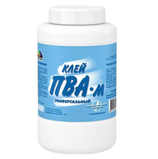 картинка Клей универсальный ПВА-М 1кг Магия Радуги от интернет-магазина К1-СТРОЙ