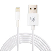 картинка USB кабель Baseus для iPhone, 1,2 м, белый от интернет-магазина К1-СТРОЙ