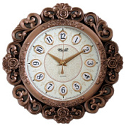 картинка Часы настенные WORLD WS-7335 BR коричневый от интернет-магазина К1-СТРОЙ
