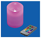 Фигура светодиодная «Свеча» ULD-F052 RGB RC CANDLE на батарейках 2АА (не в/к) 7,5х10 см 1 светодиод UL-00007258 TM Uniel