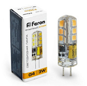 картинка Лампа светодиодная 3W 12V G4 2700K LB-422 Feron от интернет-магазина К1-СТРОЙ