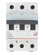картинка Автоматический выключатель TX3 3П C 20А 404057 Legrand от интернет-магазина К1-СТРОЙ