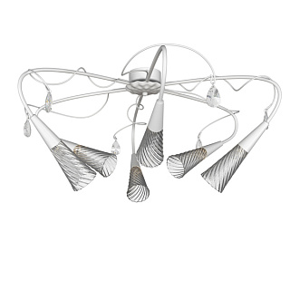 картинка 711060 (SX1105/6)  Люстра AEREO 6х25W G9 WHITE (в комплекте) от интернет-магазина К1-СТРОЙ