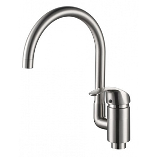 картинка Смеситель KAISER Nova кухня Ø40 боковой (серебро), 23044-5 от интернет-магазина К1-СТРОЙ