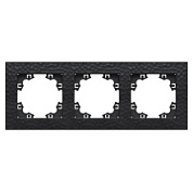 картинка Рамка фактурная 3-ая серия "Афина" графит (еврослот) А10045-Gr UNIVersal от интернет-магазина К1-СТРОЙ