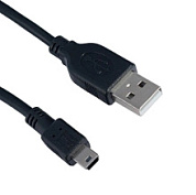 картинка Кабель USB2.0 USB-mini USB 1/1,5/1,8m от интернет-магазина К1-СТРОЙ