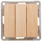 картинка Выключатель 3-клавишный сосна Wessen 59 Schneider Electric от интернет-магазина К1-СТРОЙ