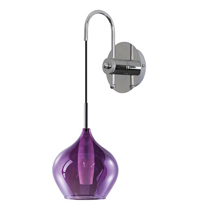 картинка 803549 (MВ2098L-1Р) Бра PENTOLA 1х25W G9 ХРОМ/ПУРПУРНЫЙ (в комплекте) от интернет-магазина К1-СТРОЙ
