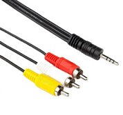 картинка Шнур стерео 3.5мм 3RCA Rexant от интернет-магазина К1-СТРОЙ