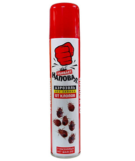 картинка Аэрозоль от клопов без запаха, 200 мл НАПОВАЛ от интернет-магазина К1-СТРОЙ