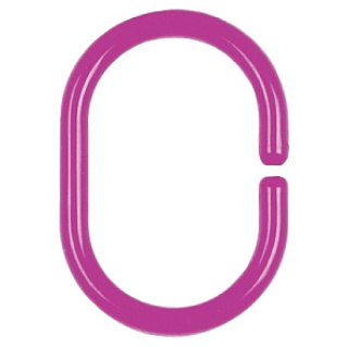 картинка Кольца для шторы ванной фиолетовые от интернет-магазина К1-СТРОЙ
