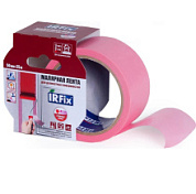 картинка Малярная лента для деликатных поверхностей 50 мм, 25 м, розовая IRFix от интернет-магазина К1-СТРОЙ