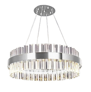 картинка Управляемая светодиодная люстра SOFIA 100W R-APP-500x1100-CHROME/CLEAR-220-IP20_Ч УУО00004446 Estares от интернет-магазина К1-СТРОЙ