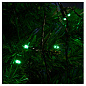Светодиодная гирлянда CL06 линейная 20м + 1.5м 230V зеленый, c питанием от сети, с контроллером, зеленый шнур 32311 Feron