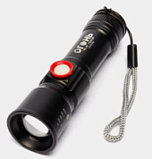 картинка Фонарь ручной аккумуляторный яркий USB H-779-P50 Огонь от интернет-магазина К1-СТРОЙ