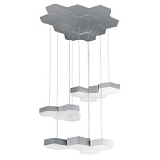 картинка 750224 (MD13003032-12А) Люстра подвесная FAVO LED-60W 2880LM Silver 4000K (в комплекте) от интернет-магазина К1-СТРОЙ