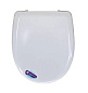 Сидение для унитаза Цезарь с крышкой, дюропласт, soft-close, WH106896 Santek