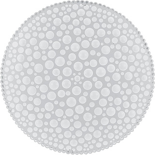 картинка «Светильник светодиодный накладной Feron AL3389 Dots 72Вт 3000-6000K, белый» от интернет-магазина К1-СТРОЙ