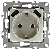 картинка Розетка 2P+E 16A-250В, штор. с 2xUSB 5В-3А, перламутр 12-4109-15 Эра12 от интернет-магазина К1-СТРОЙ
