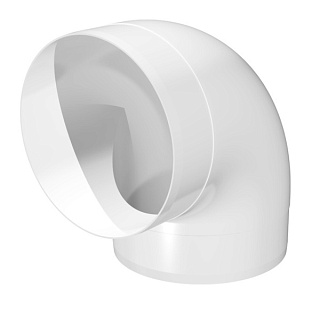 картинка Колено круглое пластик 90° D100/10ККП90 ERA от интернет-магазина К1-СТРОЙ