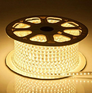 картинка Дюралайт Lux Class 24Вт лента 220в теплый 3000К IP67 от интернет-магазина К1-СТРОЙ