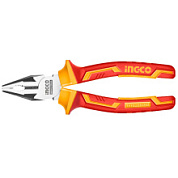 картинка Плоскогубцы диэлектрические 200 мм HICP28208 INGCO INDUSTRIAL от интернет-магазина К1-СТРОЙ