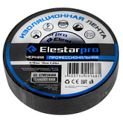 картинка Изолента профессиональная черная 19мм х 25м ElestarPro от интернет-магазина К1-СТРОЙ
