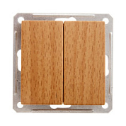 картинка Выключатель 2-клавишный бук Wessen 59 Schneider Electric от интернет-магазина К1-СТРОЙ