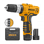 Аккумуляторный ударный шуруповерт Li-ion INGCO CIDLI1232