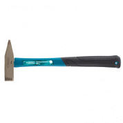 картинка Молоток слесарный, 300 г, квадратный боек, фибергласовая обрезиненная рукоятка Gross от интернет-магазина К1-СТРОЙ
