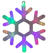 картинка Фигура светодиодная "Снежинка" MIX 37см подвесная от интернет-магазина К1-СТРОЙ