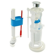 картинка Набор с нижней подводкой 1/2", с пластиковым штуцером кнопка металлизированная эконом, WC6550M АНИ ПЛАСТ от интернет-магазина К1-СТРОЙ