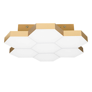 картинка 750073 (MX13003032-7А) Люстра потол FAVO LED-35W 1680LM Satin Gold 4000K (в комплекте) от интернет-магазина К1-СТРОЙ