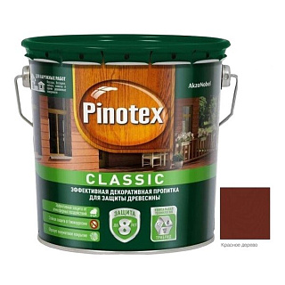 картинка Антисептик для дерева красное дерево 2,7л CLASSIC NW PINOTEX от интернет-магазина К1-СТРОЙ