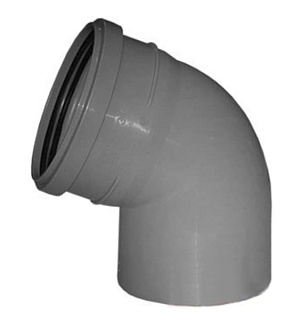 картинка Отвод канализационная внутренняя 110 х 45, WaterMark от интернет-магазина К1-СТРОЙ