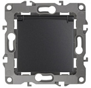 картинка Выключатель 1-клавишный промежуточный, 12-1108-05 антрацит ЭРА от интернет-магазина К1-СТРОЙ