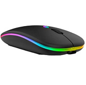 картинка Мышь беспроводная бесшумная с подсветкой черный BT5.2 RGB SK-K1 SKYBET от интернет-магазина К1-СТРОЙ