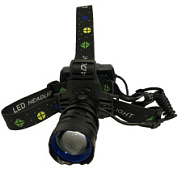 картинка Фонарь налобный аккумуляторный яркий 2202-P10 Laser LED YYC от интернет-магазина К1-СТРОЙ