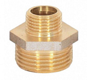 картинка Ниппель переходной 1" х 3/4" никелированная латунь, Wm*S1M*3/4M WaterMark от интернет-магазина К1-СТРОЙ