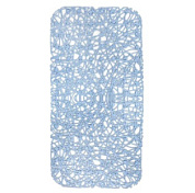 картинка Коврик для ванной "Паутинка" 35х72 см (с присосками) дымчато-голубой 6916-smokyblue Вилина от интернет-магазина К1-СТРОЙ