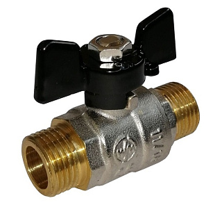 картинка Кран шаровый 1/2" ш/ш бабочка WaterMark от интернет-магазина К1-СТРОЙ