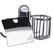 картинка Бумагодержатель для туалетной бумаги с дезодорантом F1903-1 Frap от интернет-магазина К1-СТРОЙ