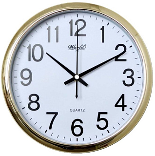 картинка Часы настенные K-3206 G WORLD от интернет-магазина К1-СТРОЙ