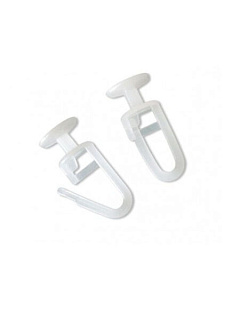картинка Крючок для штор прозрачный потолочный от интернет-магазина К1-СТРОЙ